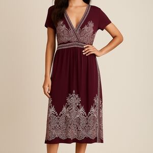 Motherhood Maternity V-Neck Dress